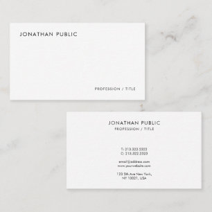Modern Elegant Minimal Template Professional Sleek Business Card