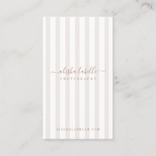 Modern, Elegant & Minimal vertical Stripe Business Card
