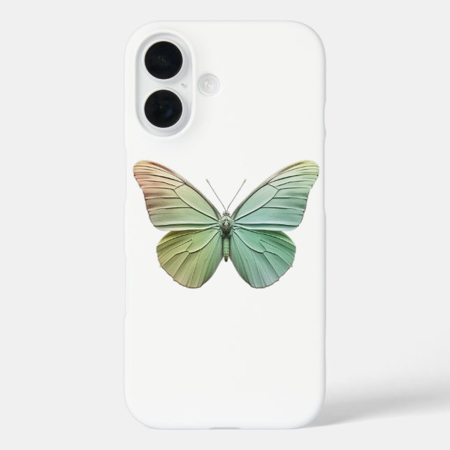 Modern elegant minimalist Butterfly Design  Case-Mate iPhone Case (Back)