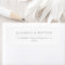 Modern Elegant Minimalist Chic Return Address