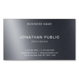 Modern Elegant Minimalist Design Professional Magnetic Business Card