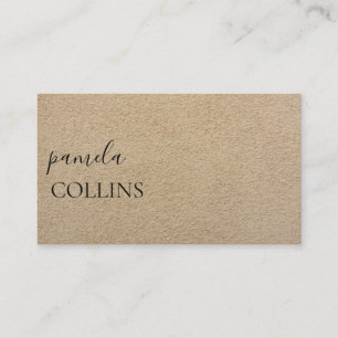Modern Elegant Minimalist Professional Script Business Card