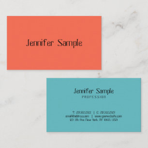 Modern Elegant Minimalist Professional Template Business Card