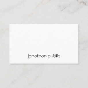 Modern Elegant Minimalist Professional Template Business Card