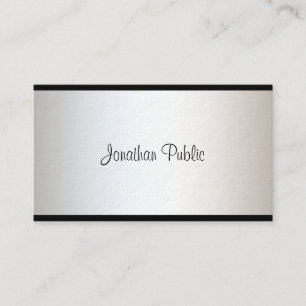 Modern Elegant Minimalist Simple Professional Luxe Business Card