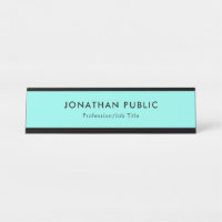 Modern Elegant Minimalist Template Light Teal Blue