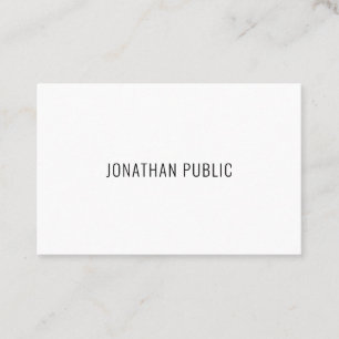 Modern Elegant Minimalist Template Professional Business Card