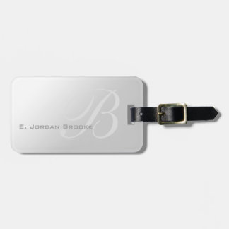 Modern Elegant Monogram C Luggage Tag