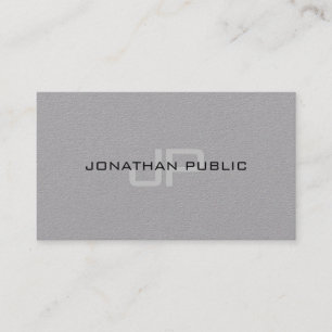 Modern Elegant Monogram Minimalist Template Luxury Business Card