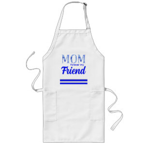 Modern Elegant Mother’s Day Forever Friend Long Apron