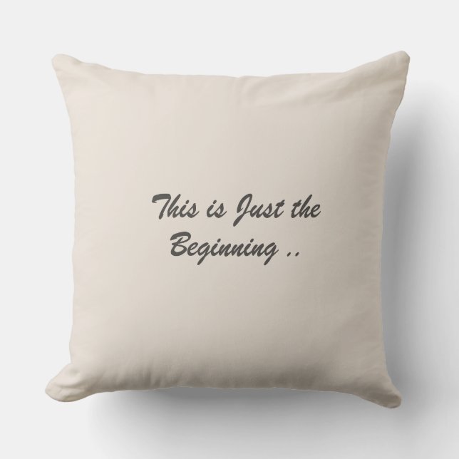  Modern elegant motivational quote typography  Cushion (Front)