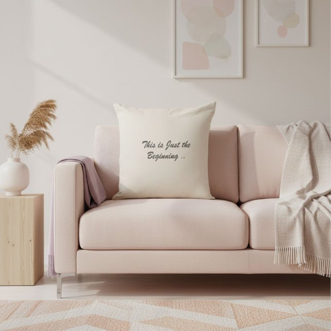  Modern elegant motivational quote typography  Cushion (Creator Uploaded)