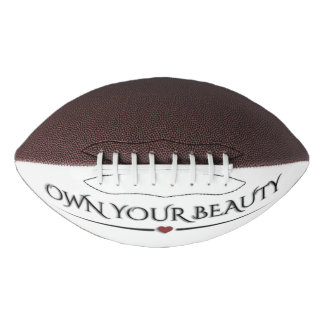 Modern Elegant "Own Your Beauty" Chic Pickleball American Football