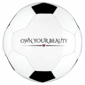 Modern Elegant "Own Your Beauty" Chic Pickleball Football