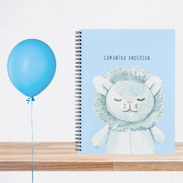 Modern Elegant Pastel Blue Baby Gift For Mum To Be Notebook (Creator Uploaded)