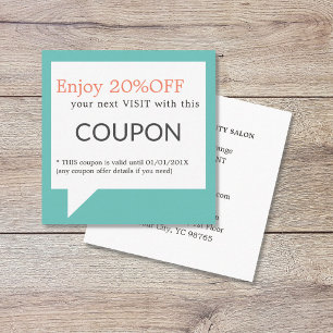 Modern Elegant Pastel Colours Beauty Coupon