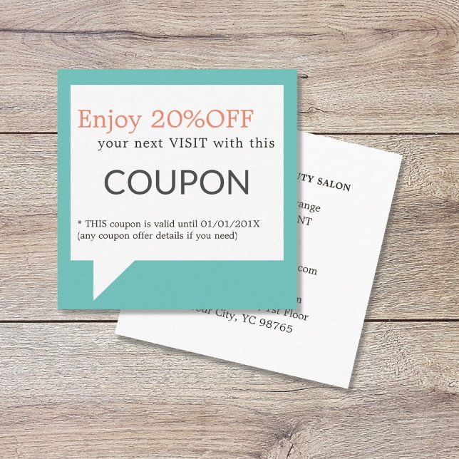 Modern Elegant Pastel Colours Beauty Coupon (Creator Uploaded)