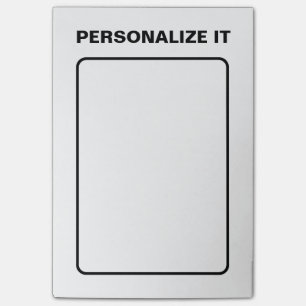 Modern Elegant Personalised Versatile Post-it Notes