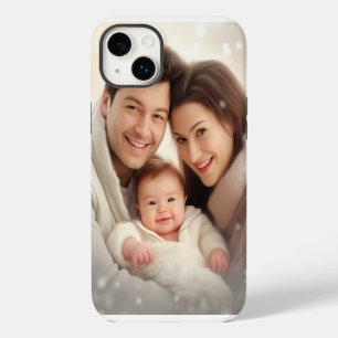 Modern elegant photo family stylish iPhone 14 plus case