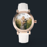 Modern Elegant Photo Newly Wed Wedding Watch<br><div class="desc">Modern,  elegant,  photo,  Newlywed,  Wedding anniversary watch.</div>