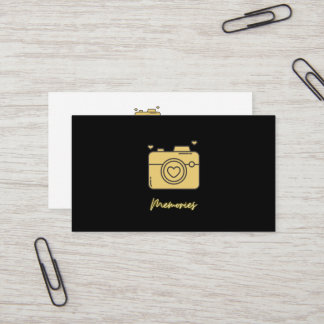 Modern & Elegant photography Business Card