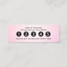 Modern Elegant Pink Beauty Salon