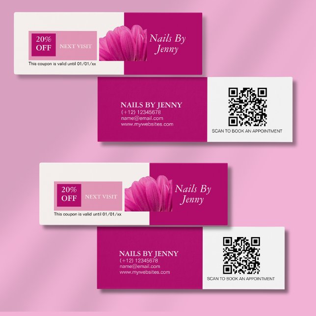 Modern Elegant Pink White Floral Nails Discount (Creator Uploaded)