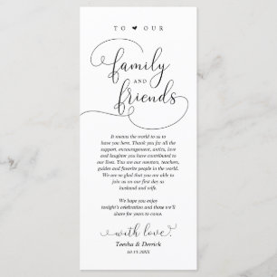 Modern Elegant, Place Setting Thank You Card