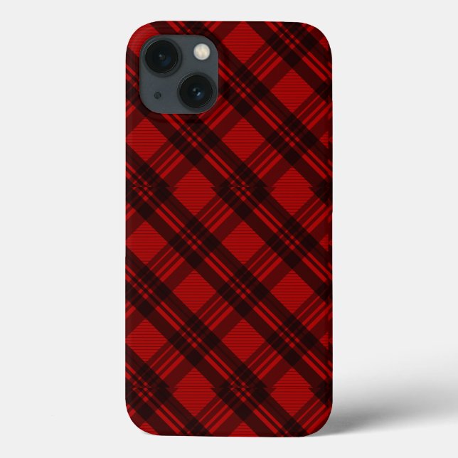  Modern Elegant Plaid  Case-Mate iPhone Case (Back)