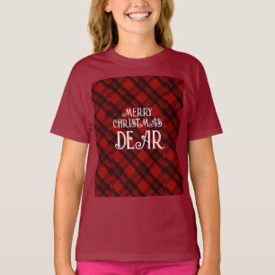 Modern Elegant Plaid T-Shirt