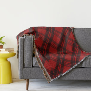  Modern Elegant Plaid  Throw Blanket