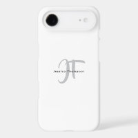 Modern Elegant Plain Professional Name Monogram