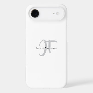 Modern Elegant Plain Professional Name Monogram