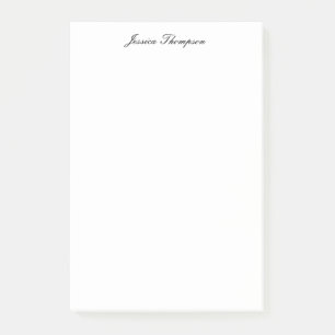 Modern Elegant Plain Simple Professional Post-it Notes