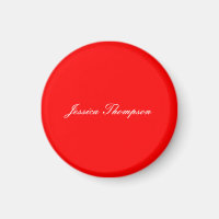 Modern Elegant Plain Simple Professional Red