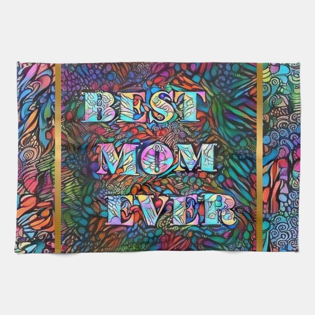 Modern Elegant Popular Gift Tea Towel (Horizontal)