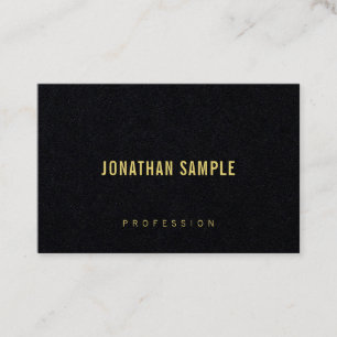 Modern Elegant Premium Black Luxurious Business Card