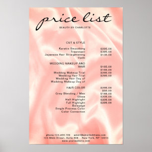 Modern, Elegant Price List Poster