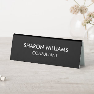 Modern Elegant Professional Black Minimalist