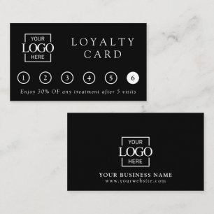 Modern Elegant Professional Business Logo Reward Loyalty Card