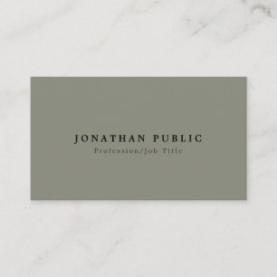 Modern Elegant Professional Creative Sleek Business Card
