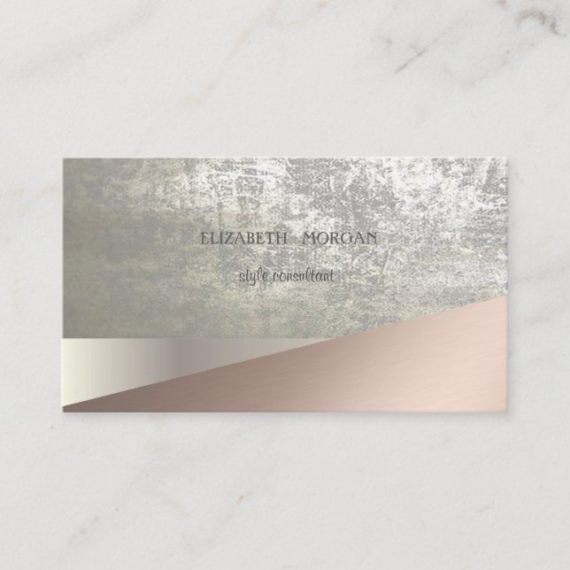 Modern  Elegant Professional,Geometric,Abstract Business Card (Front)