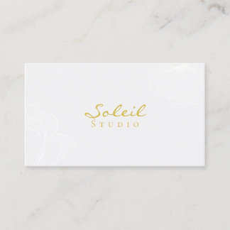 Modern, Elegant, Professional, Gold, Minimalist Business Card
