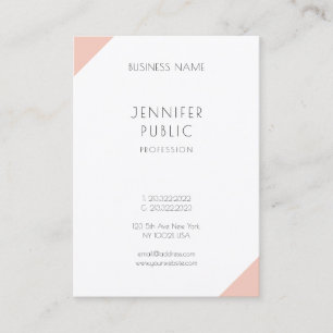 Modern Elegant Professional Minimalist Template Business Card