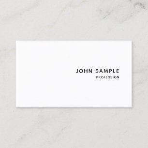 Modern Elegant Professional Personalised Simple Business Card