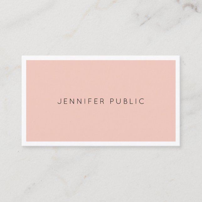 Modern Elegant Professional Simple Artistic Design Business Card (Front)