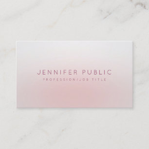 Modern Elegant Professional Simple Chic Template Business Card