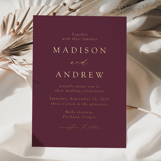Modern Elegant Purple and Gold Wedding (Creator Uploaded)