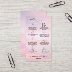 Modern Elegant Purple Holographic Logo Business C Business Card