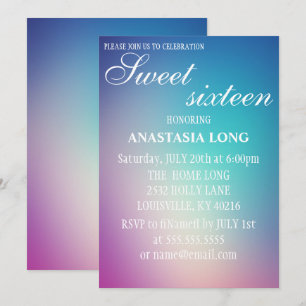Modern, Elegant Rainbow Save The Date